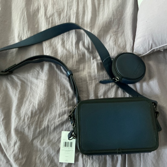 Coach CM370 Charter Crossbody With Hybrid Pouch IN DEEP BLUE - Picture 12 of 12